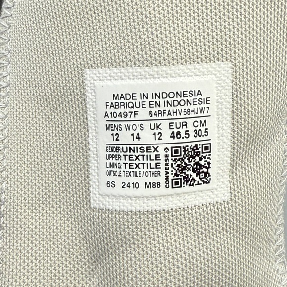 Converse Men's 12 Sneakers Grey Sour Glow Polyester Suede CTAS Hi Chucks A10497F - Picture 13 of 13